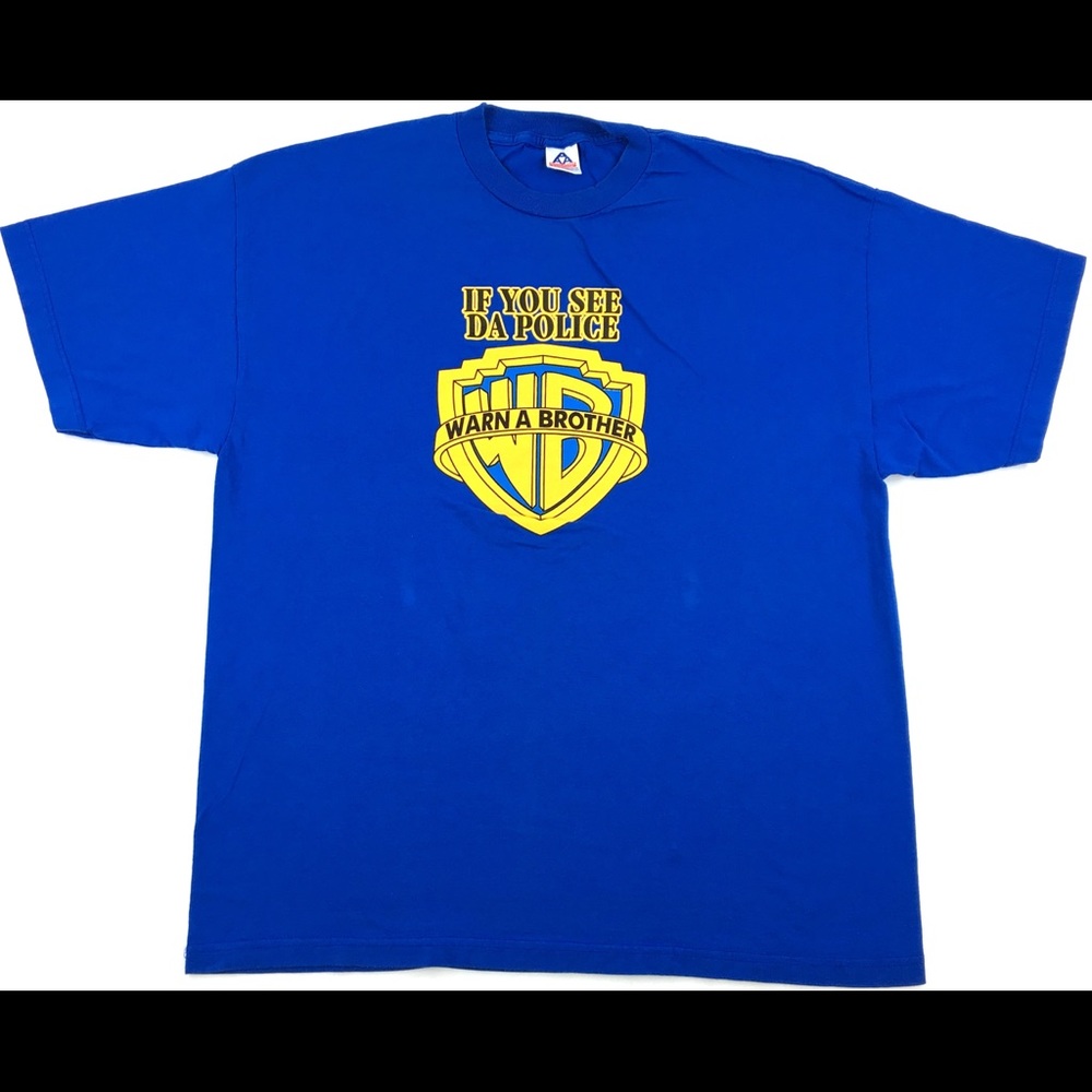 VTG “If You See Da Police Warn A Brother” T-Shirt